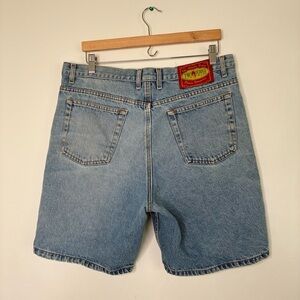 Two pepper denim vintage 90s men’s shorts blue size 36